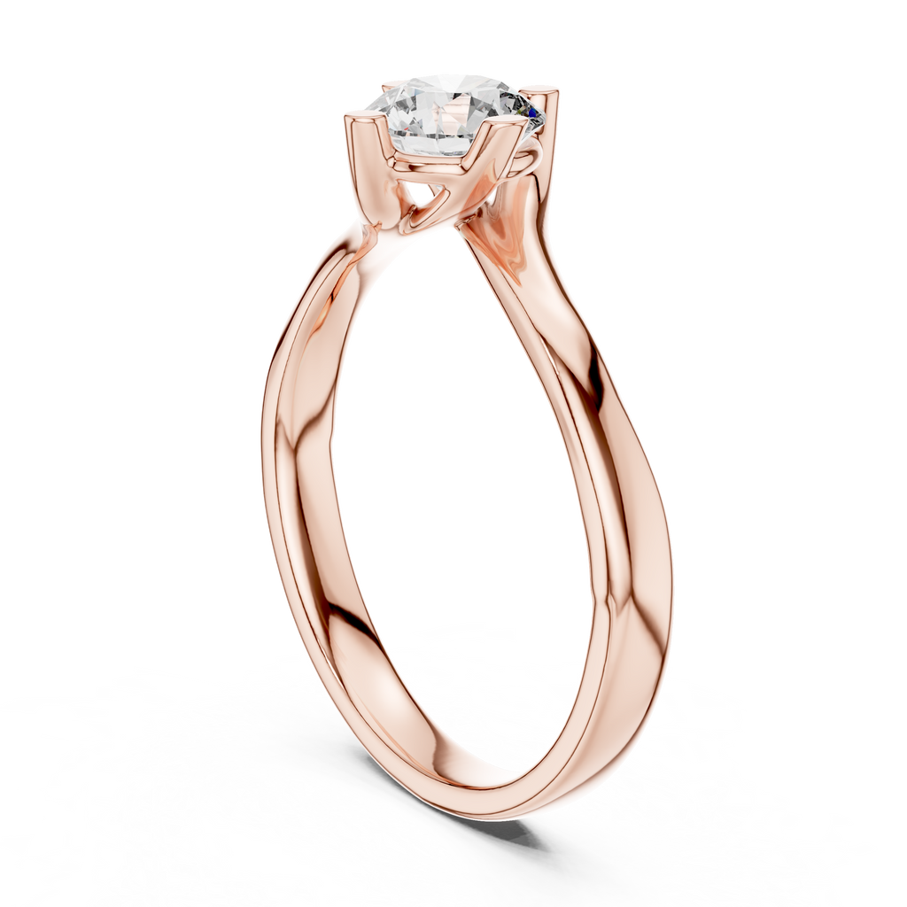 Round Solitaire Diamond Ring