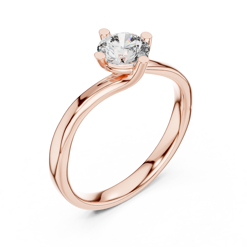 Round Solitaire Diamond Ring
