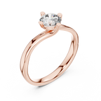 Round Solitaire Diamond Ring