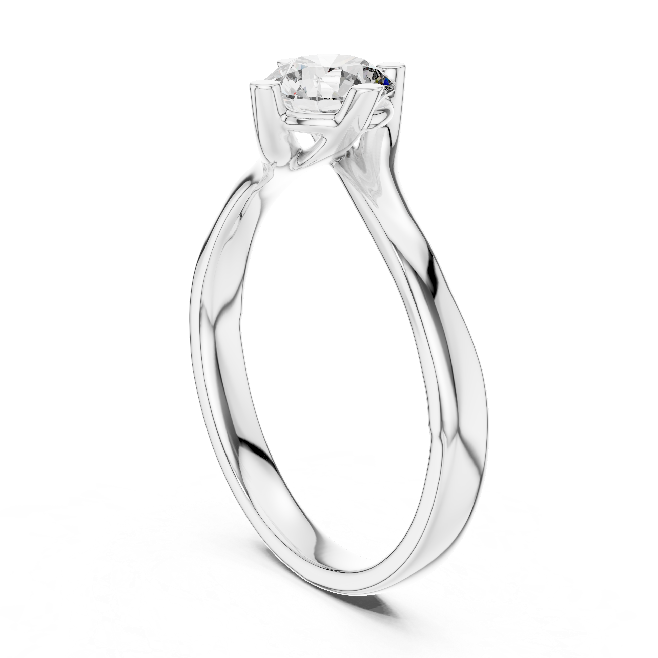 Round Solitaire Diamond Ring