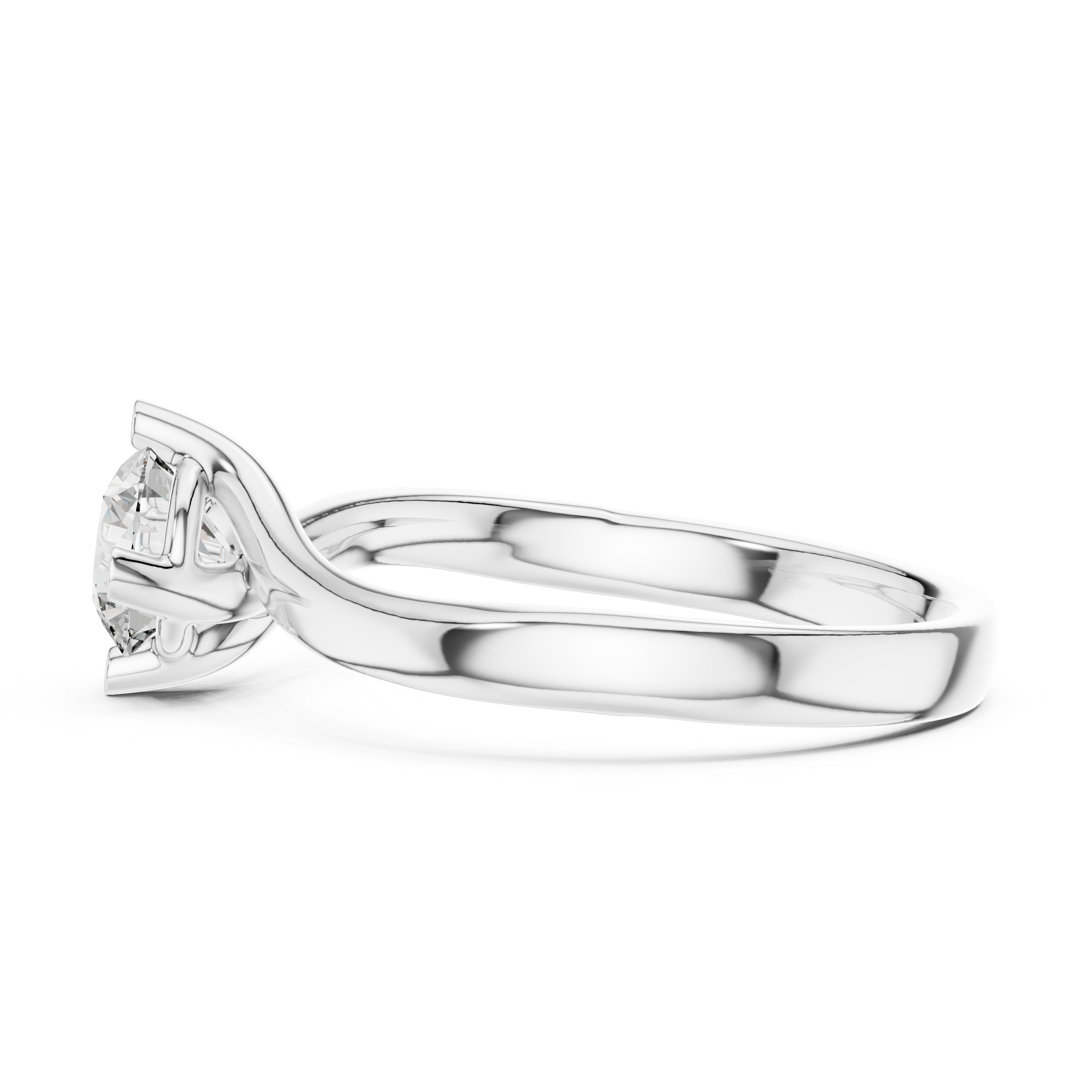 Round Solitaire Diamond Ring