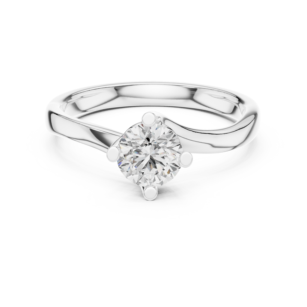 Round Solitaire Diamond Ring