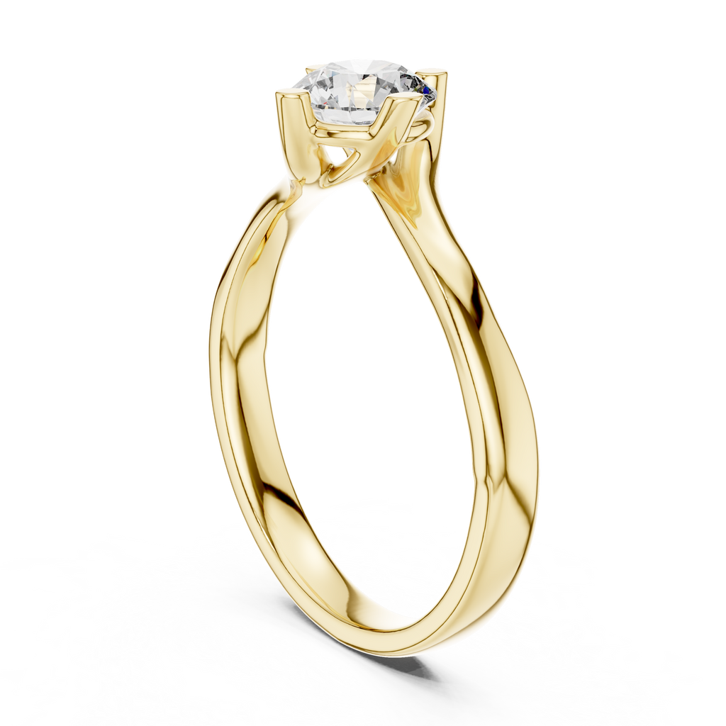 Round Solitaire Diamond Ring