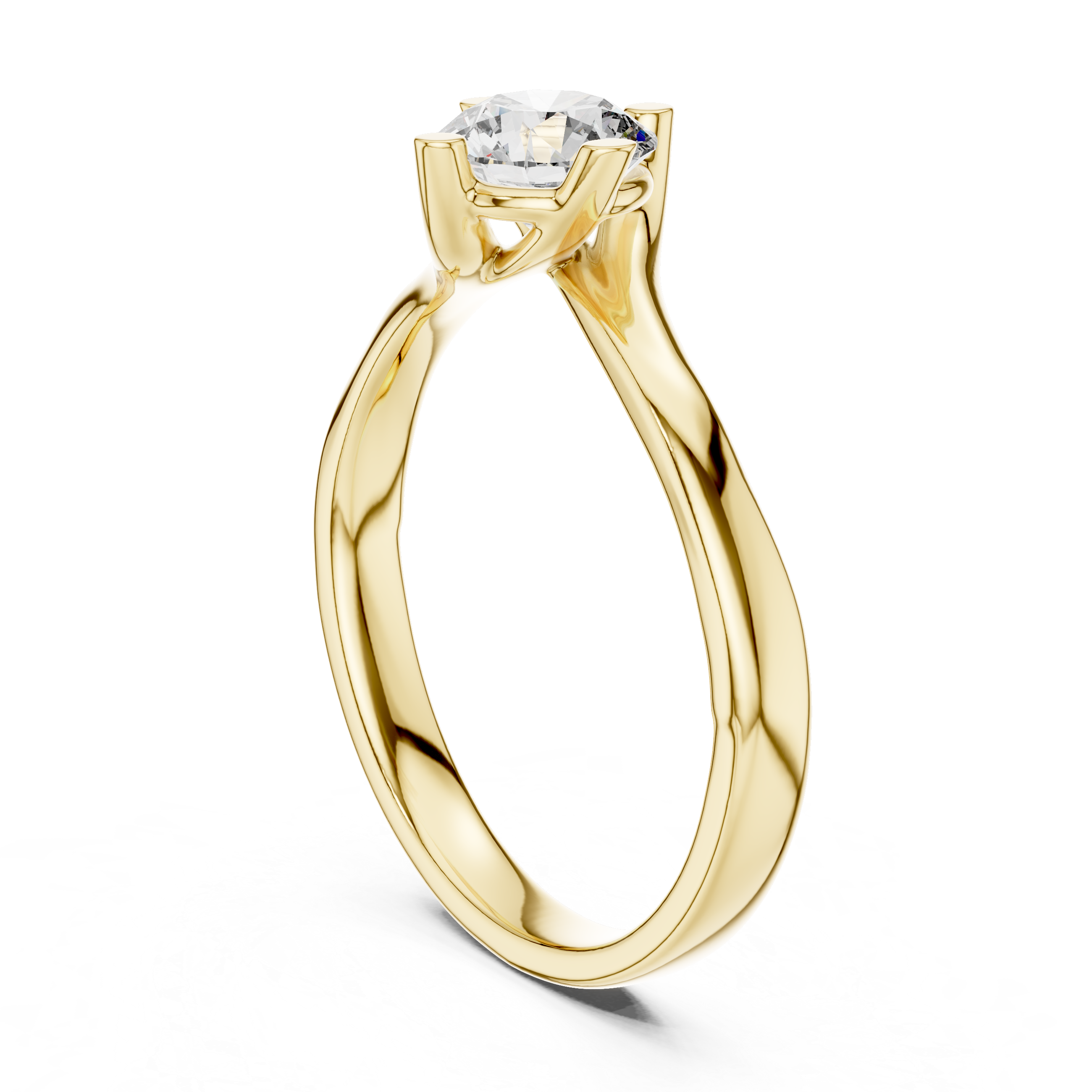 Round Solitaire Diamond Ring
