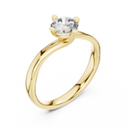Round Solitaire Diamond Ring