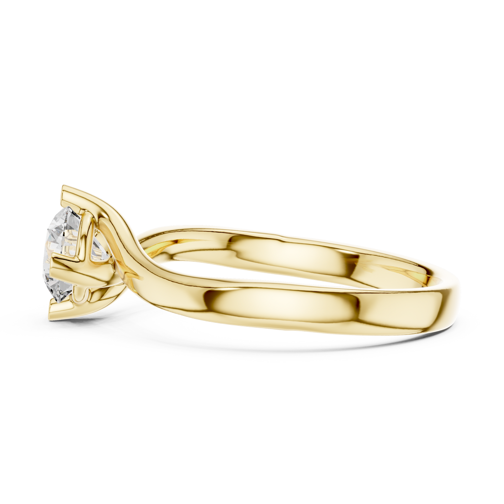 Round Solitaire Diamond Ring