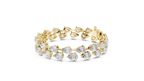 Pear Cut Diamond Tennis Bracelet