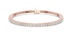 Princess Cut Diamond Tennis Bracelet