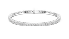 Princess Cut Diamond Tennis Bracelet