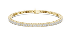Princess Cut Diamond Tennis Bracelet