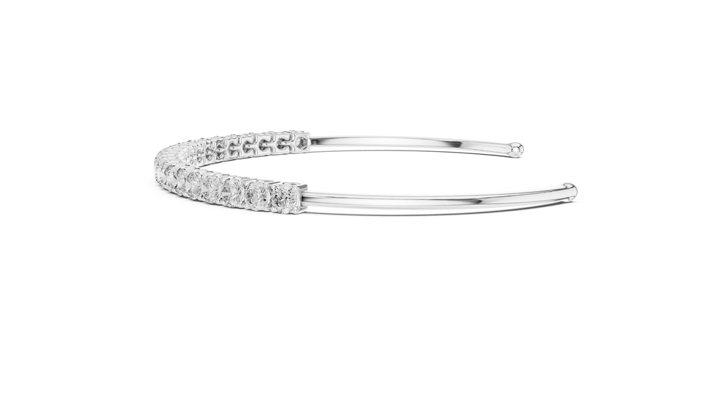 Half Tennis Open Cuff Bracelet Corvexa Jewellery