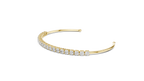 Half Tennis Open Cuff Bracelet Corvexa Jewellery