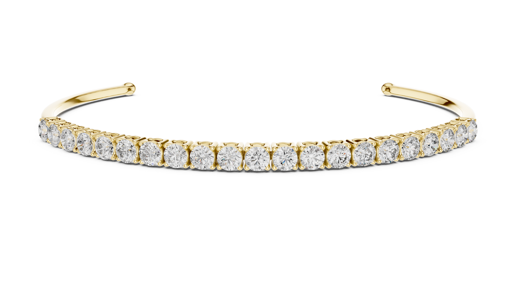 Half Tennis Open Cuff Bracelet Corvexa Jewellery