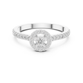 Round Halo Diamond Engagement Ring