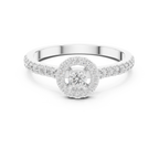 Round Halo Diamond Engagement Ring
