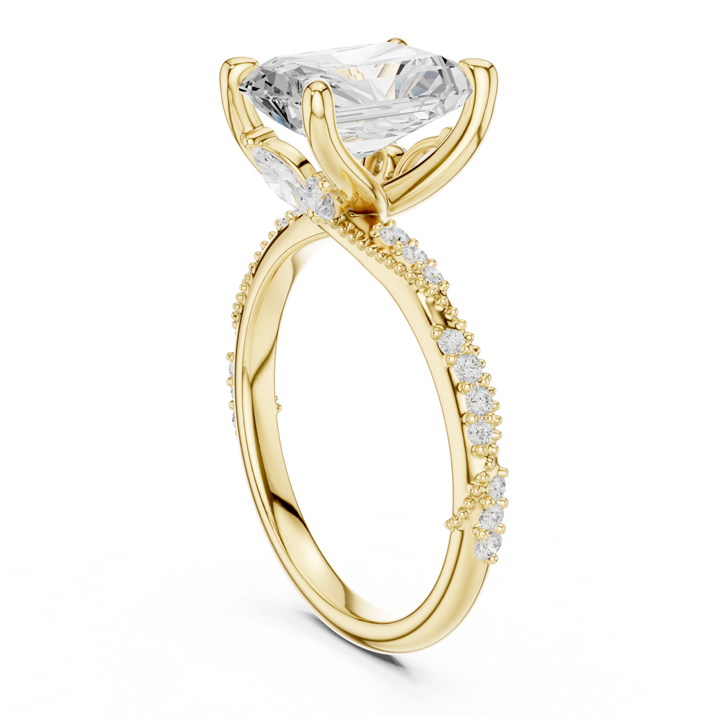 Radiant Cut Diamond Engagement Ring