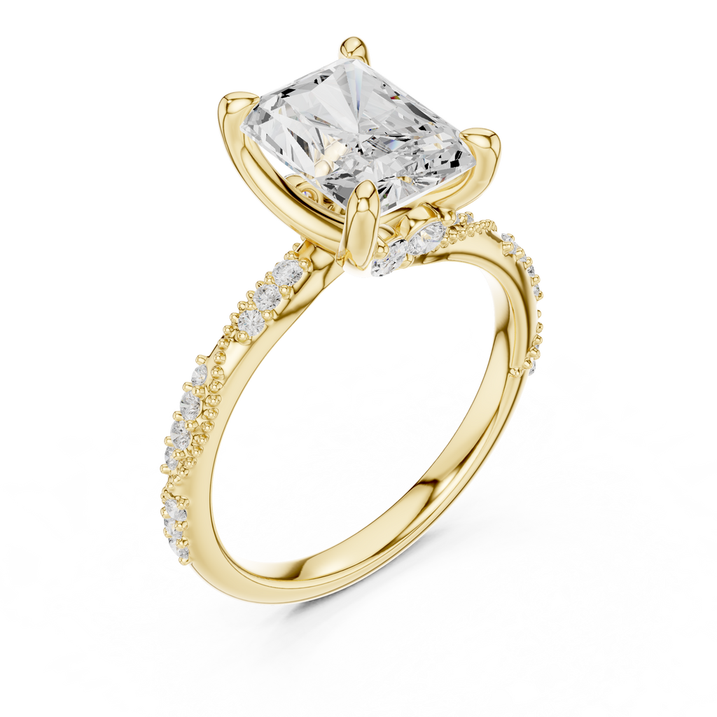 Radiant Cut Diamond Engagement Ring