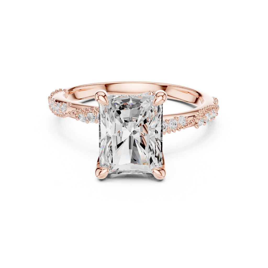 Radiant Cut Diamond Engagement Ring