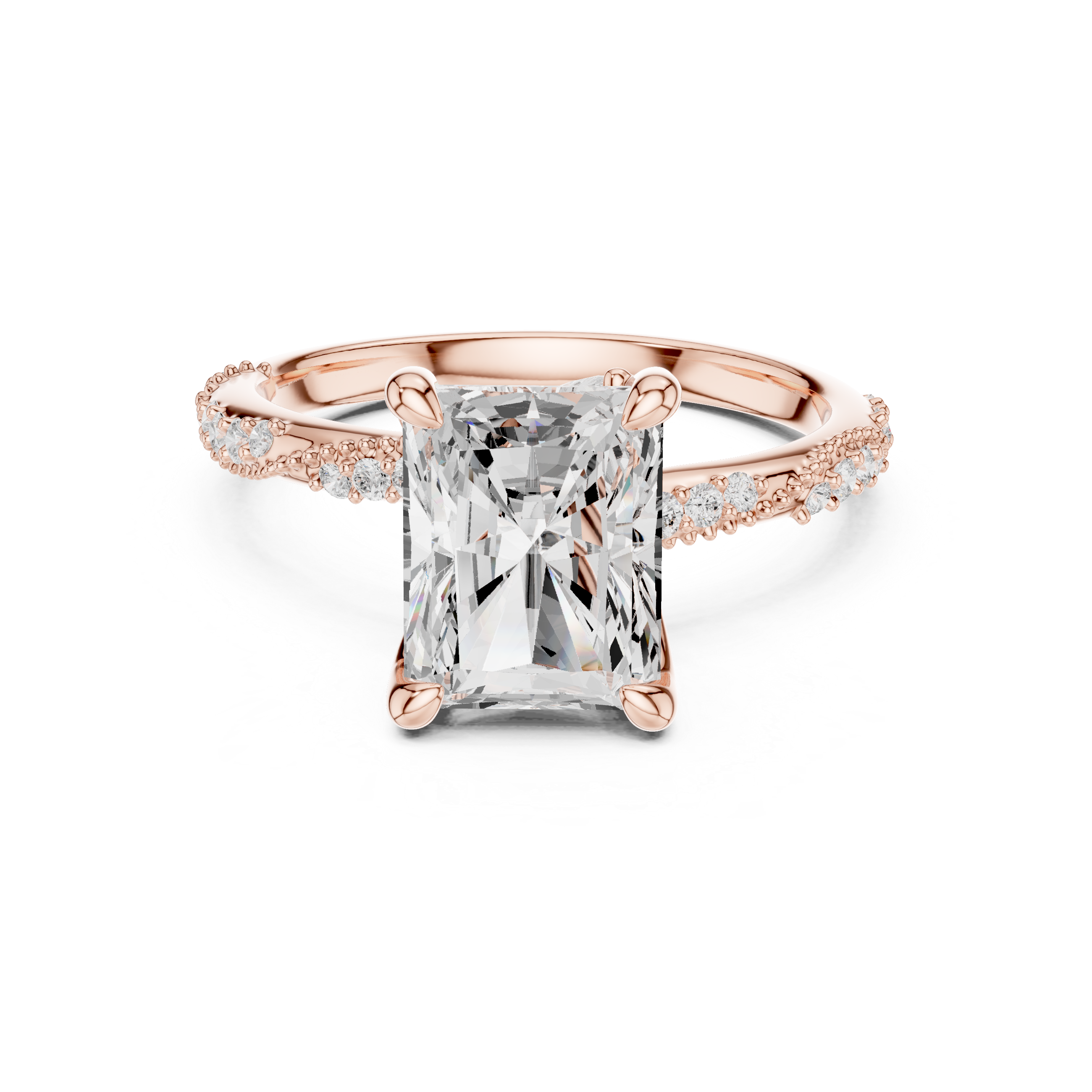 Radiant Cut Diamond Engagement Ring