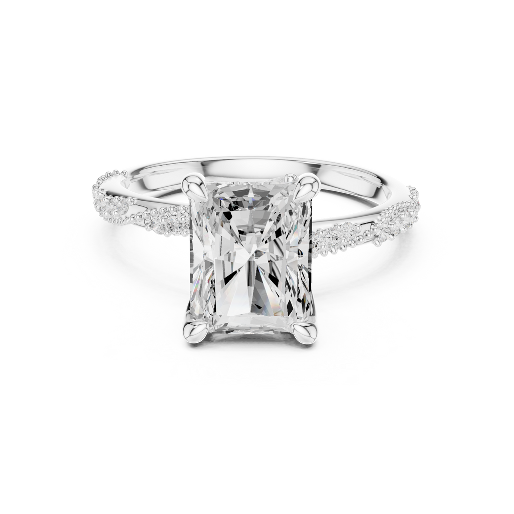 Radiant Cut Diamond Engagement Ring