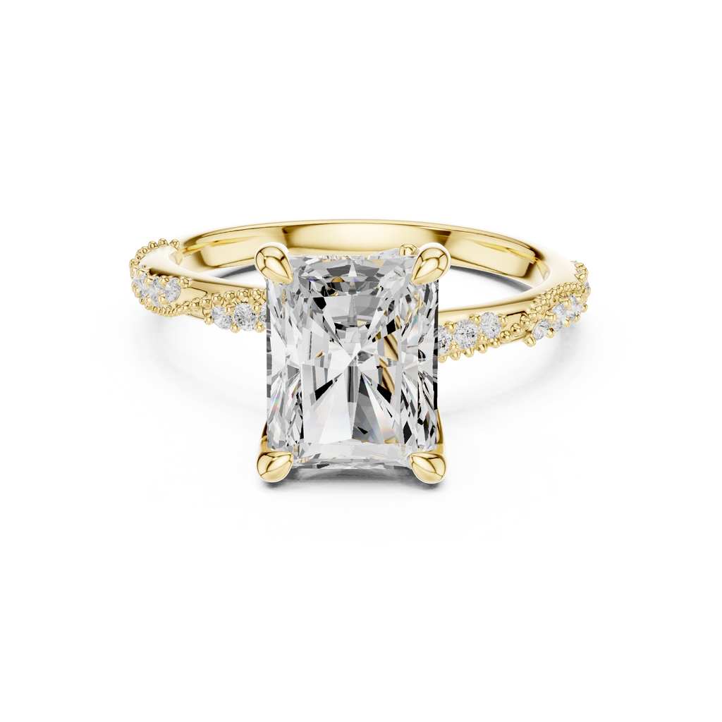 Radiant Cut Diamond Engagement Ring