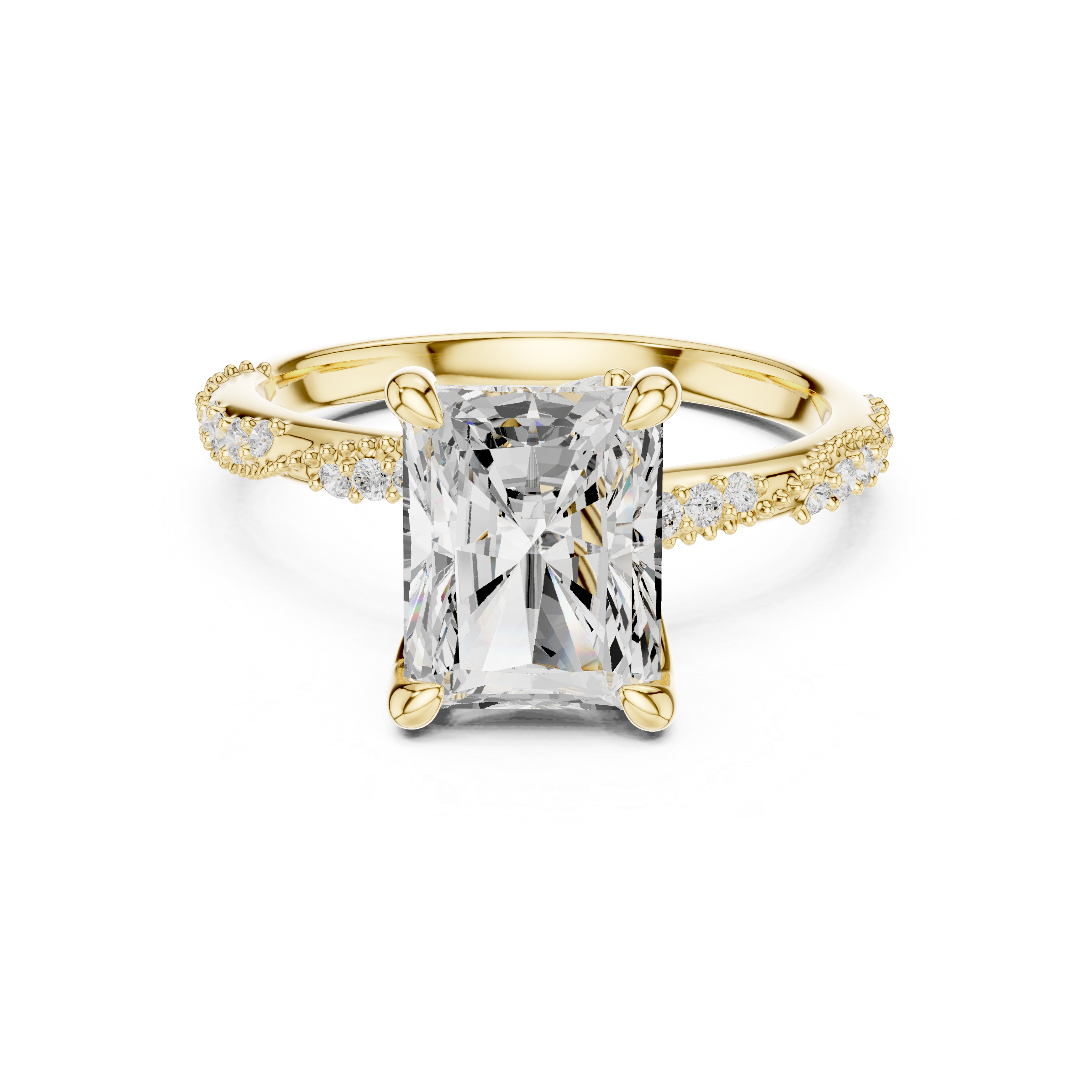 Radiant Cut Diamond Engagement Ring