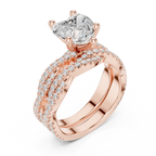 Heart Shape Diamond Engagement Ring