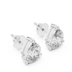 Pear Cut Diamond Stud Earrings