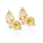 Marquise Cut Diamond Stud Earrings