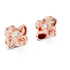 Floral Round Diamond Stud Earrings Corvexa Jewellery