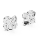Floral Round Diamond Stud Earrings Corvexa Jewellery