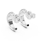 Diamond Pavé Hoop Earrings
