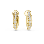 Diamond Pavé Hoop Earrings