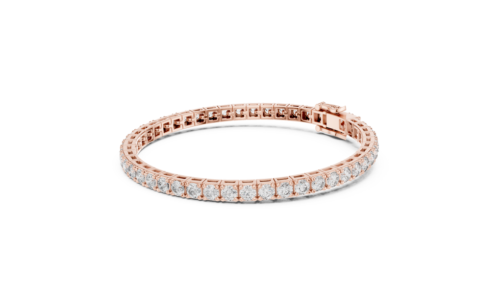 Round Diamond Tennis Bracelet