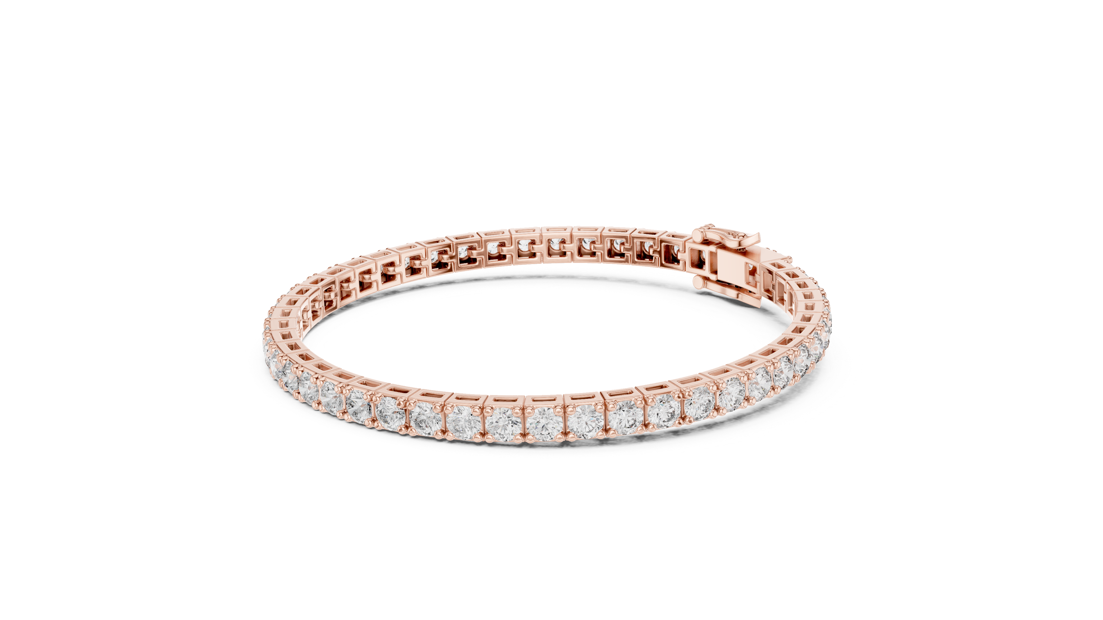 Round Diamond Tennis Bracelet