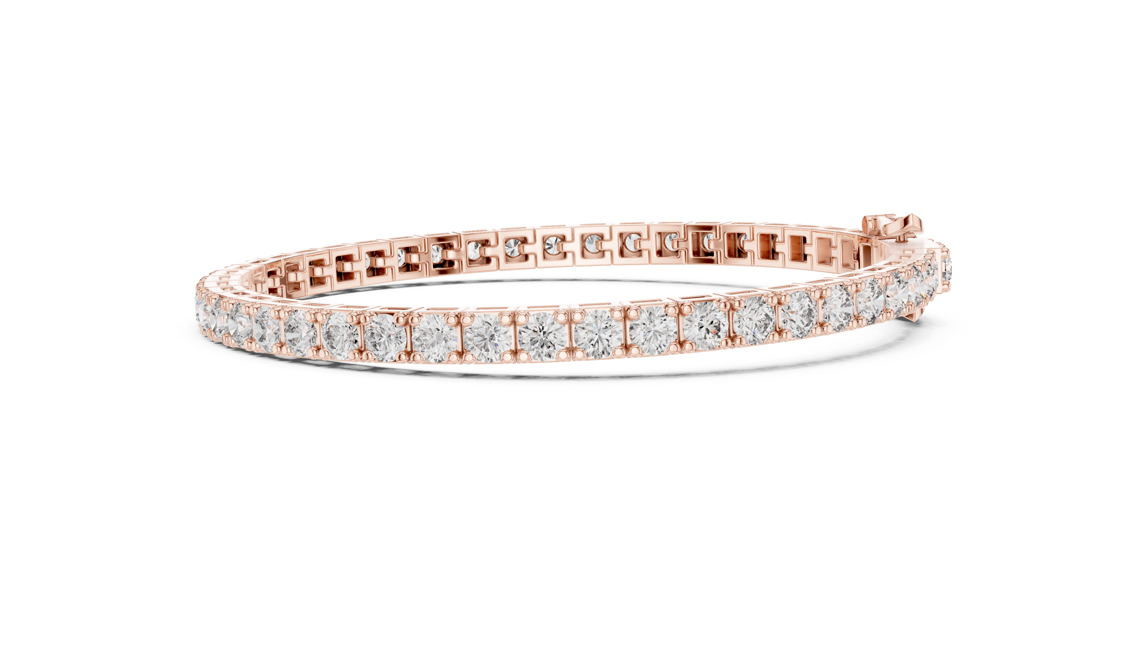 Round Diamond Tennis Bracelet