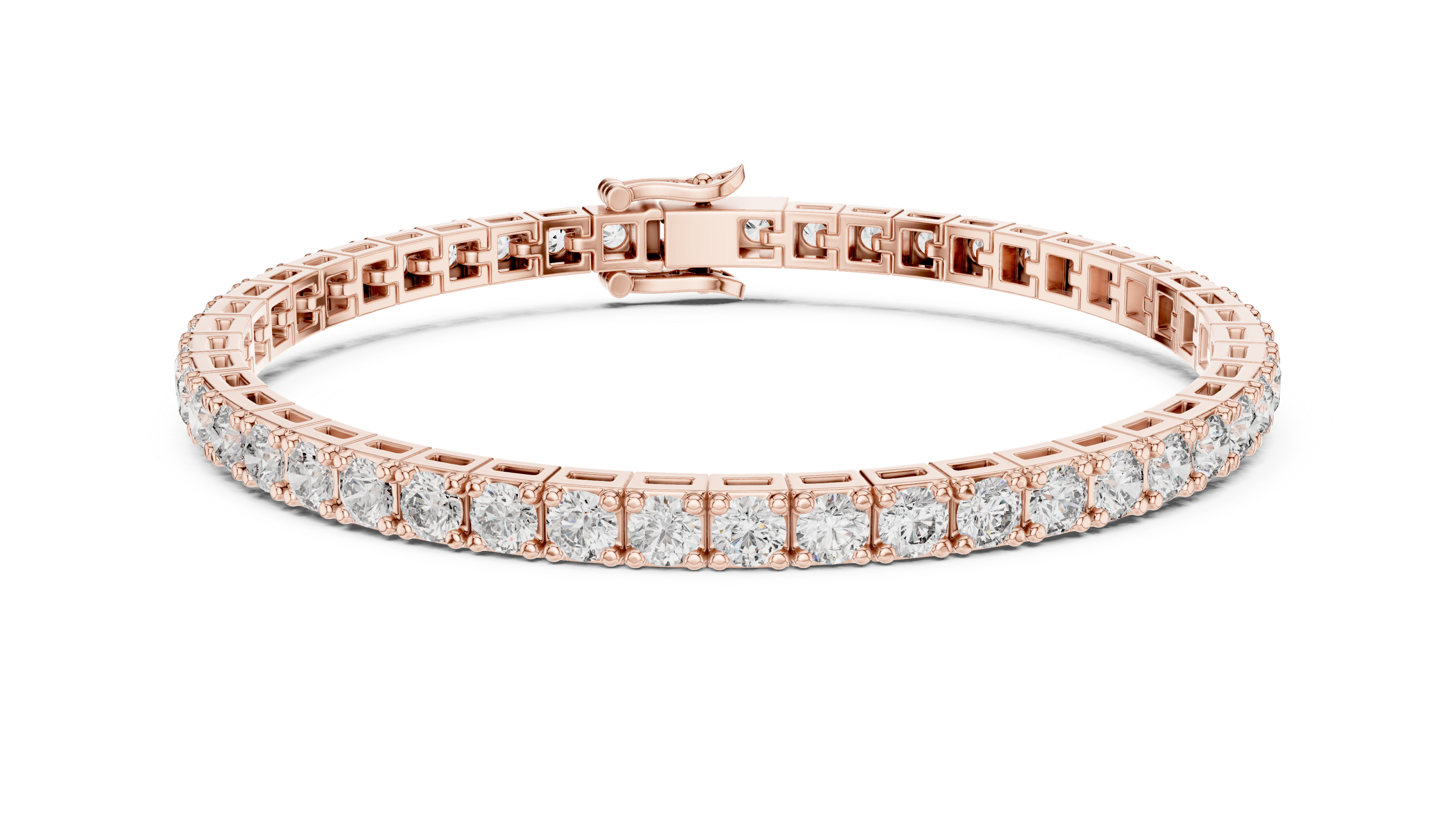 Round Diamond Tennis Bracelet