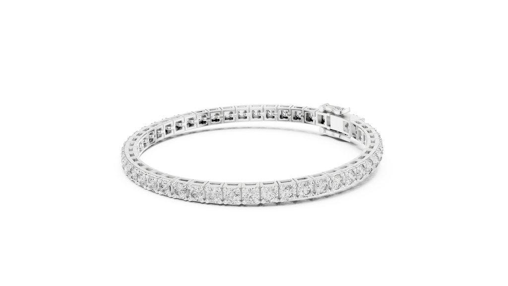 Round Diamond Tennis Bracelet