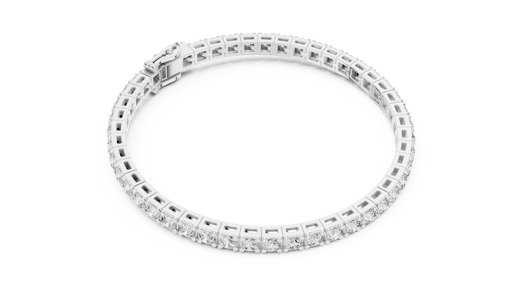 Round Diamond Tennis Bracelet