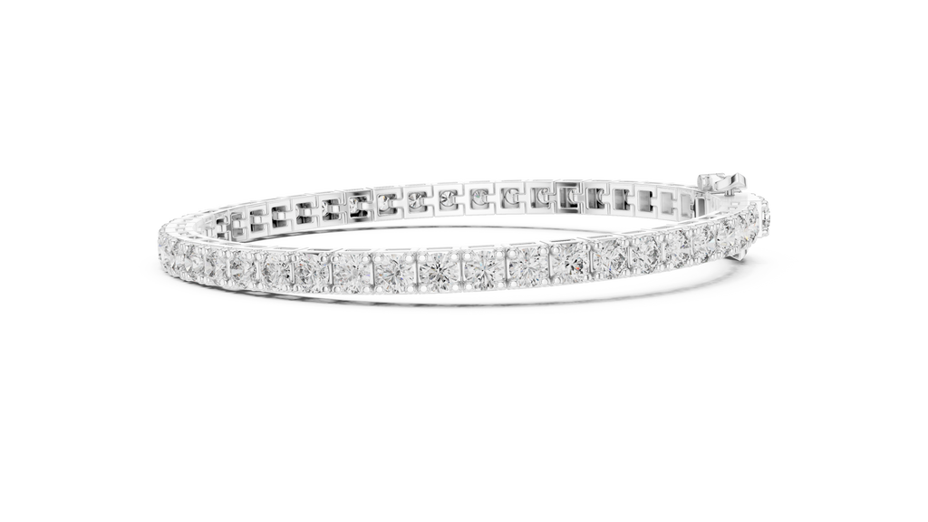 Round Diamond Tennis Bracelet