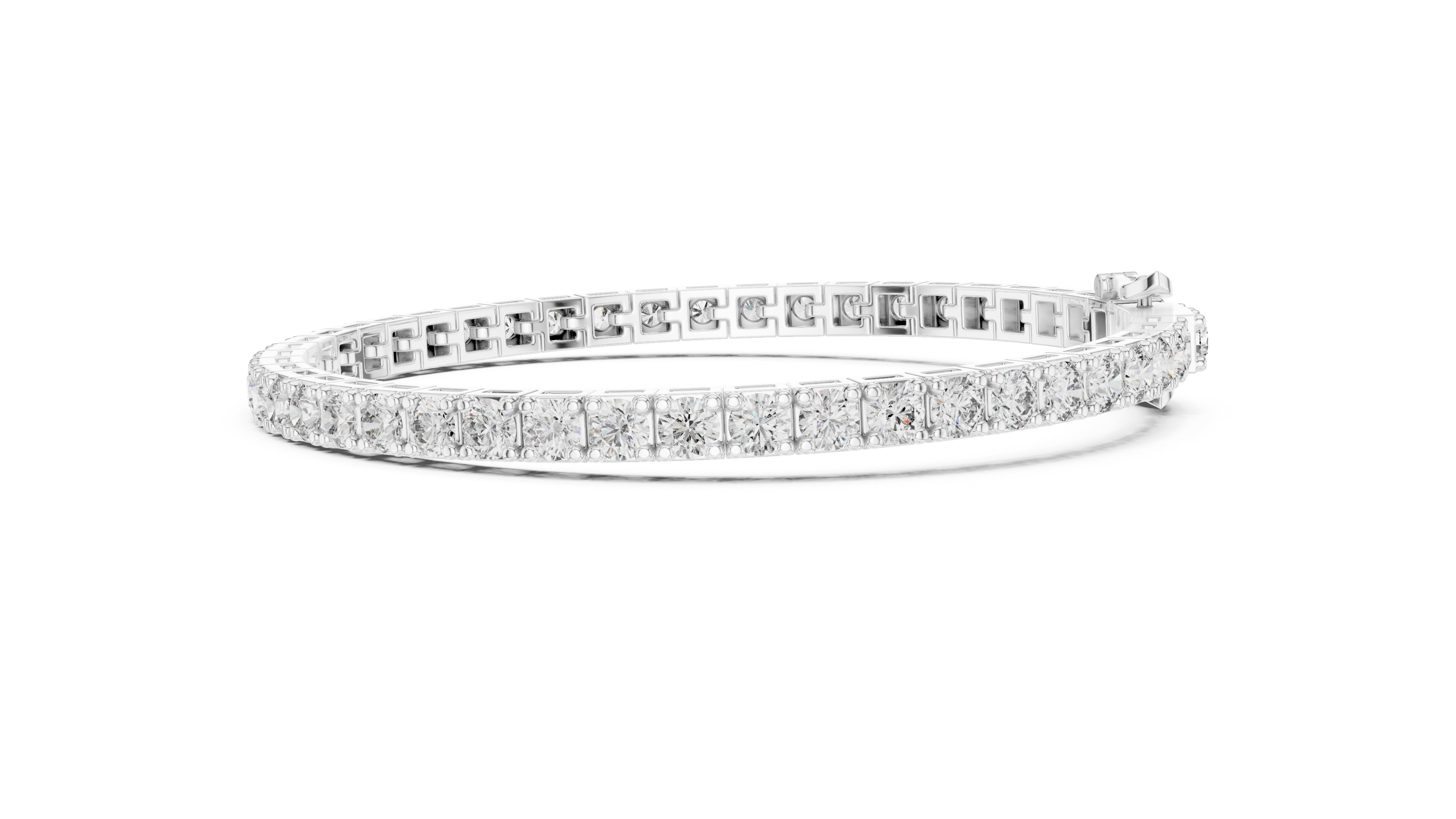 Round Diamond Tennis Bracelet