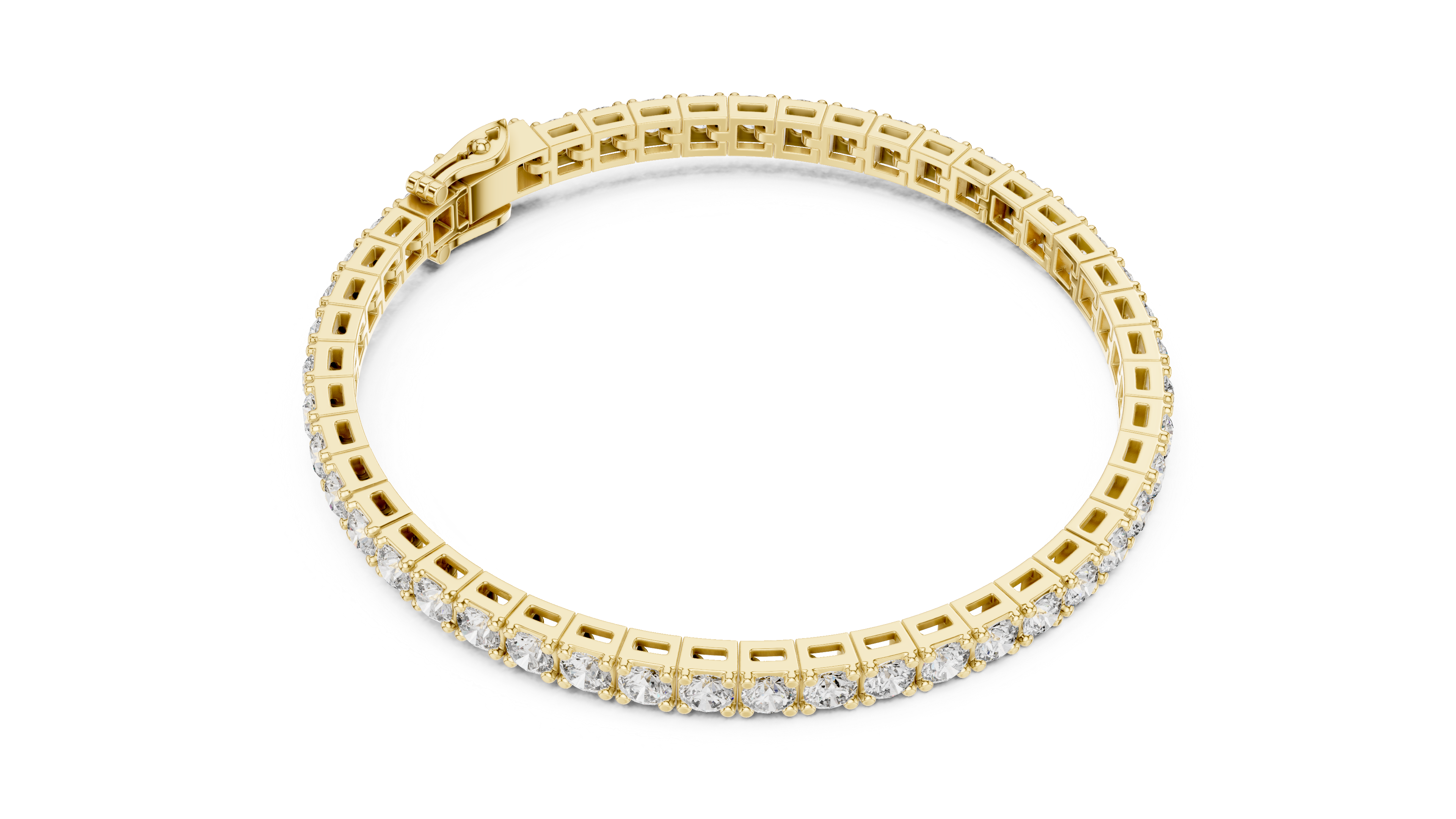 Round Diamond Tennis Bracelet