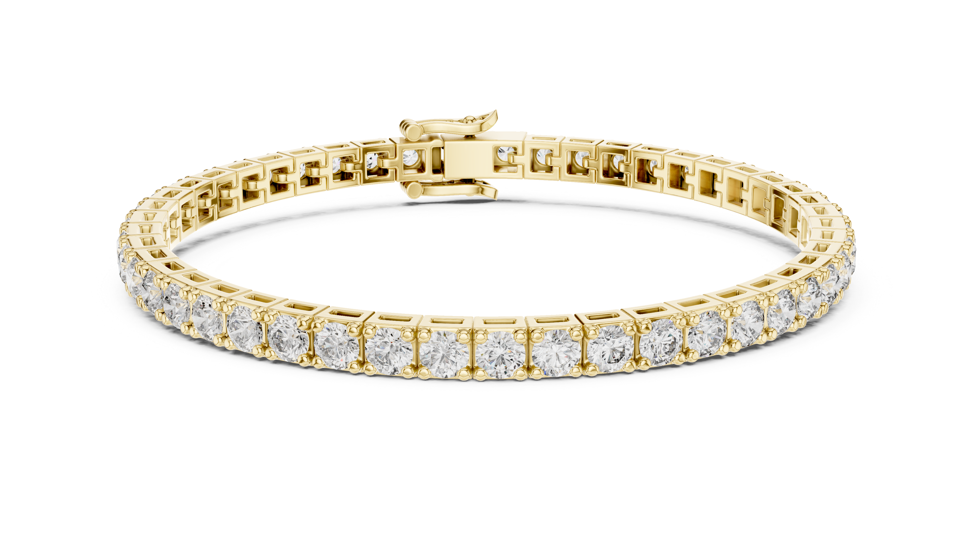 Round Diamond Tennis Bracelet