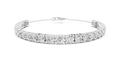 Graduated Round Diamond Tennis Bracelet Corvexa Jewellery