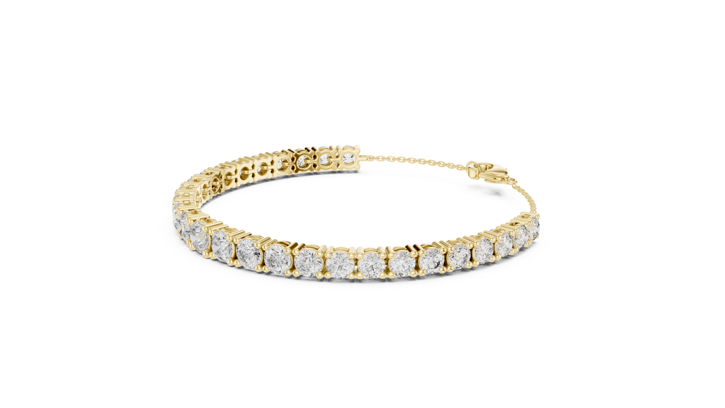 Graduated Round Diamond Tennis Bracelet Corvexa Jewellery