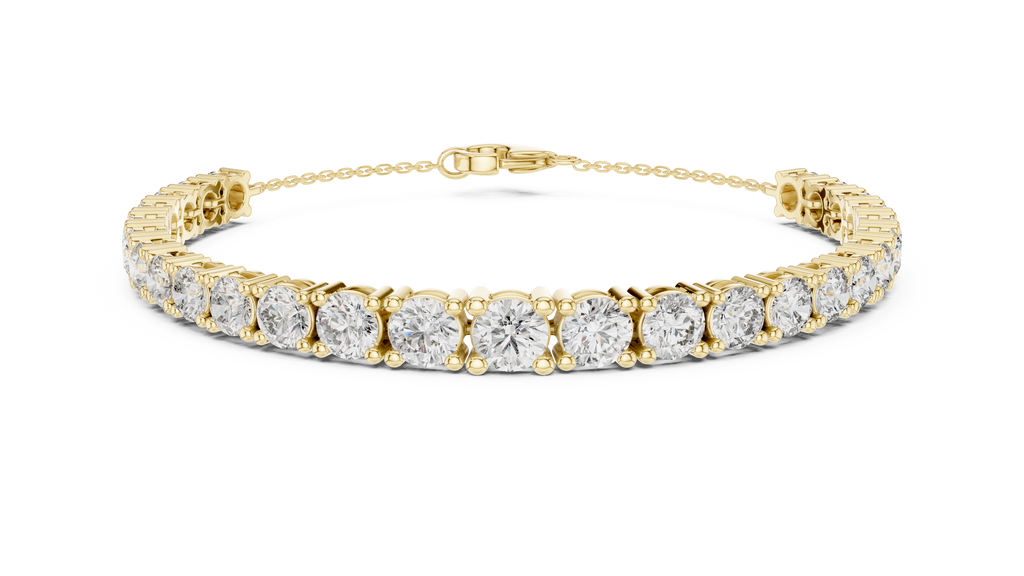 Graduated Round Diamond Tennis Bracelet Corvexa Jewellery