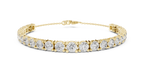 Graduated Round Diamond Tennis Bracelet Corvexa Jewellery