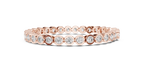Bezel Set Round Tennis Bracelet Corvexa Jewellery