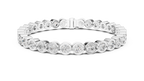 Bezel Set Round Tennis Bracelet Corvexa Jewellery