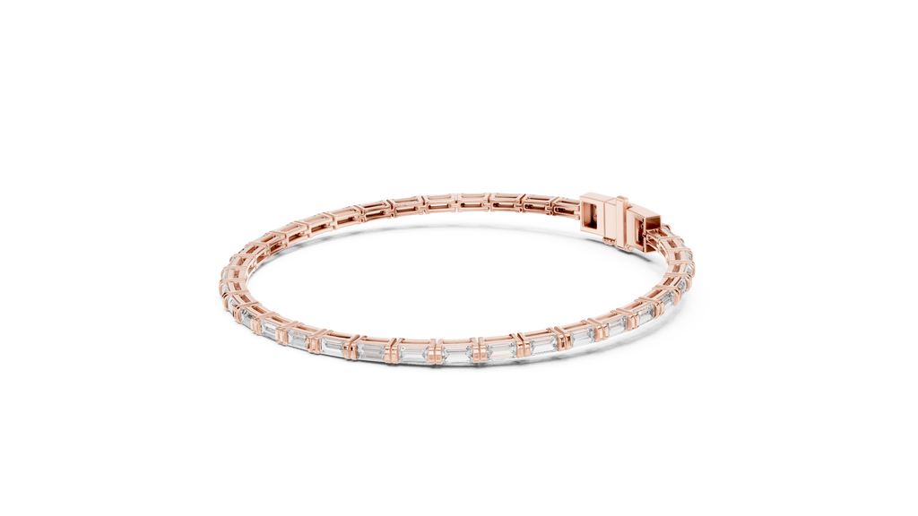 Baguette Diamond Tennis Bracelet Corvexa Jewellery